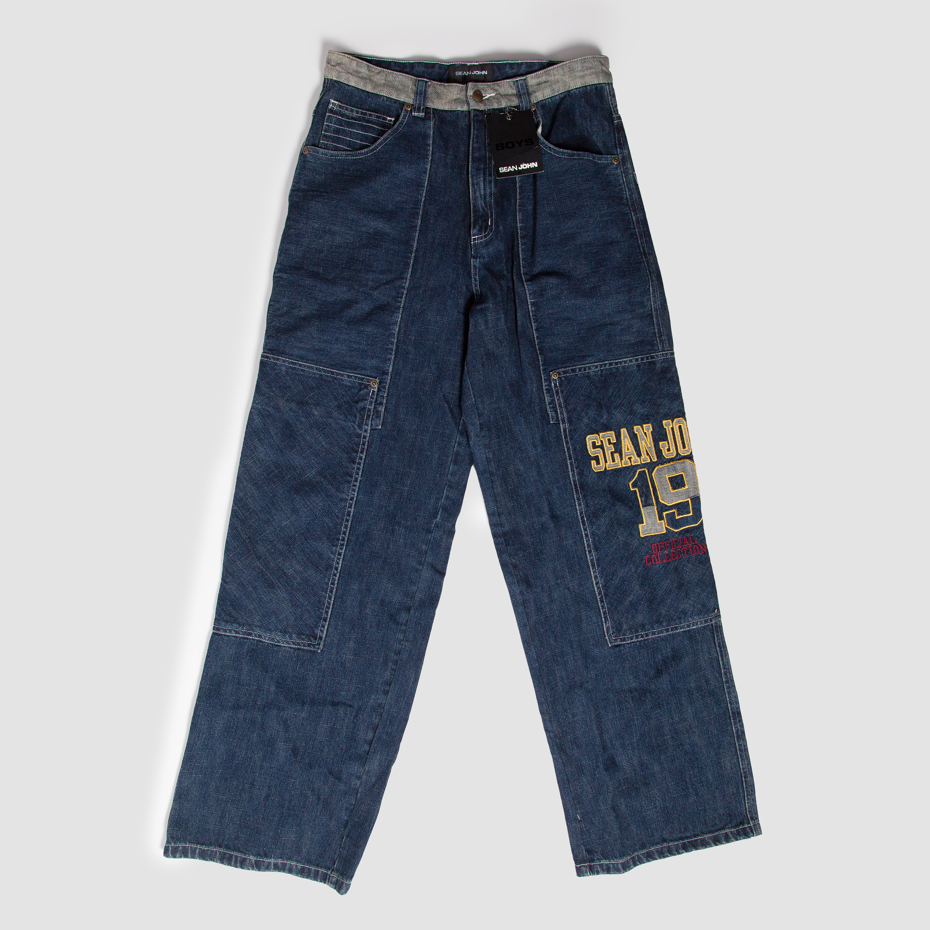 Vintage - Boys - Sean John Boys Dbl Knee Denim - Blue – Nohble
