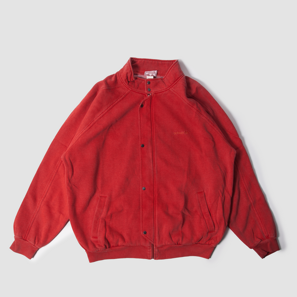 Vintage - Men - Adidas Zipfront Fleece - Red