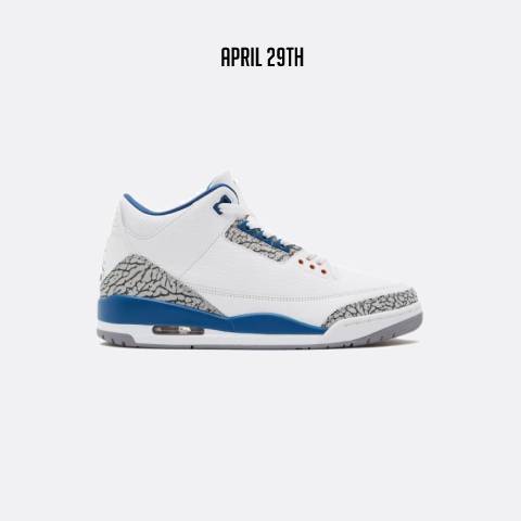 Air Jordan Retro 3 "Wizards" Release