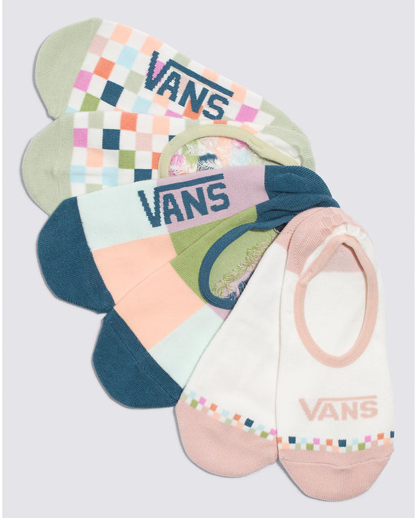 VANS - Accessories - Check Yes 3 PPK Canoodle Sock - Mint/Teal/Blush