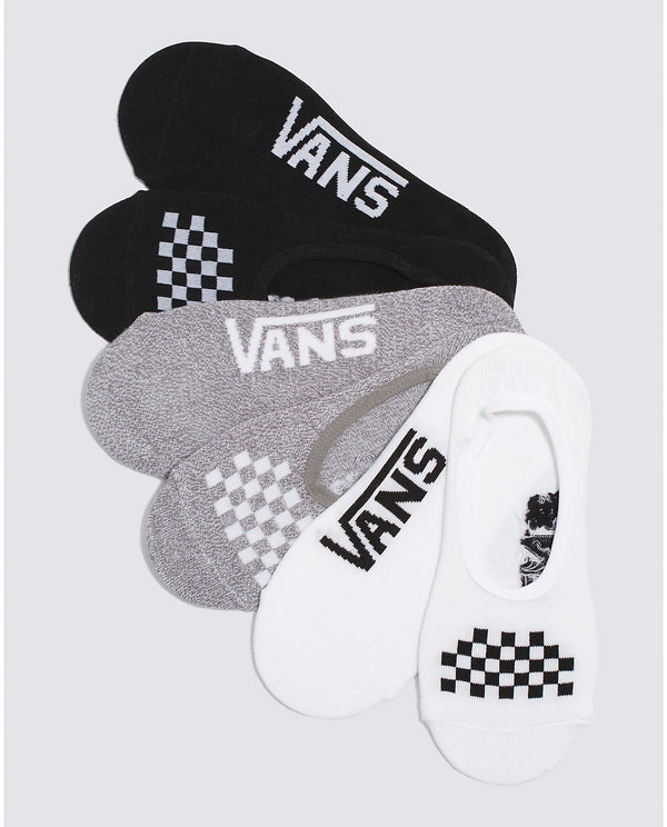 VANS - Accessories - Classic 3 PPK Canoodle Sock - Black/White/Grey