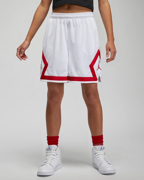 Jordan - Women - Heritage Diamond Shorts - White/Gym Red