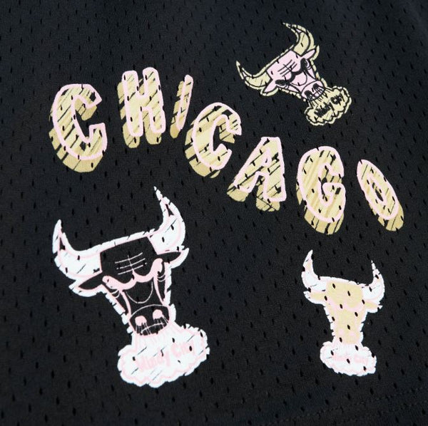 MITCHELL & NESS - Men - Chicago Bulls Sketch Shorts - Black