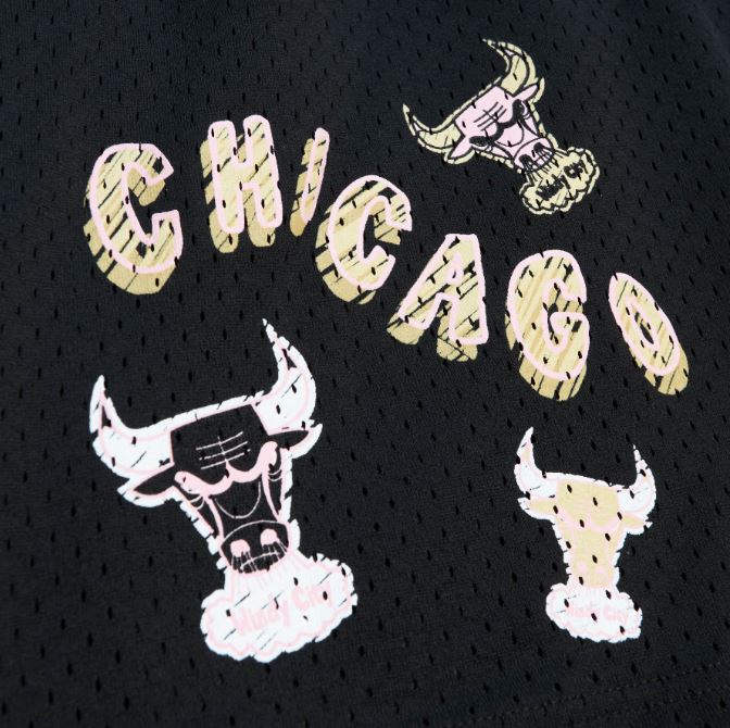 MITCHELL & NESS - Men - Chicago Bulls Sketch Shorts - Black - Nohble