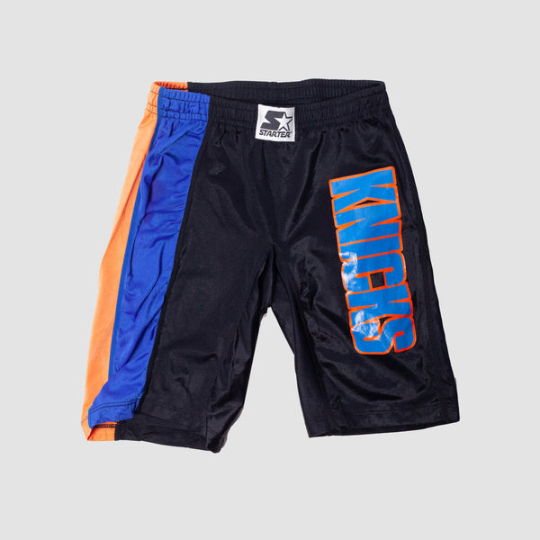Vintage - Boys - Starter Boys NY Knicks Bike Short - Black/Blue/Orange