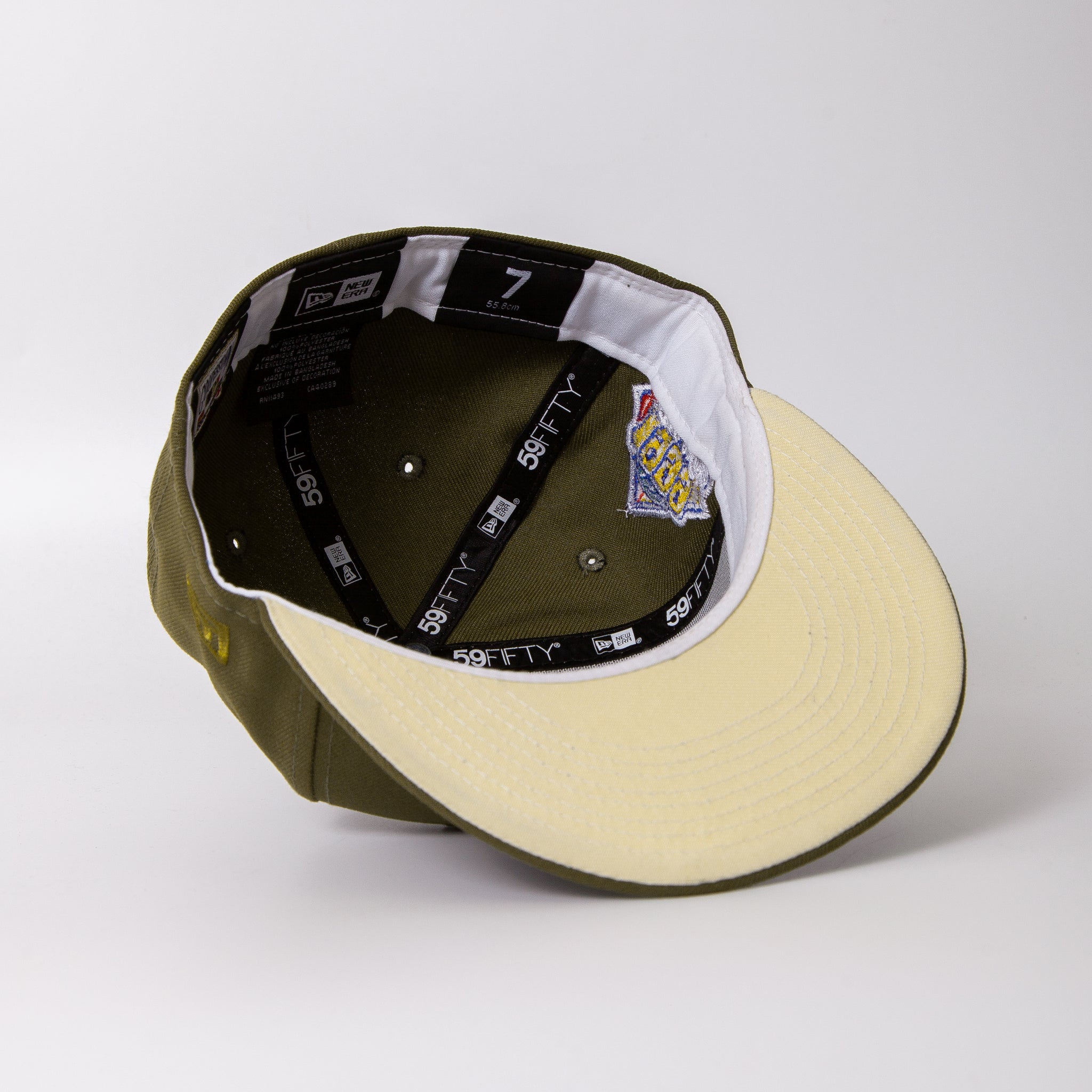 NEW ERA - Accessories - NY Yankees 1999 WS Custom Fitted - Olive/White -  Nohble