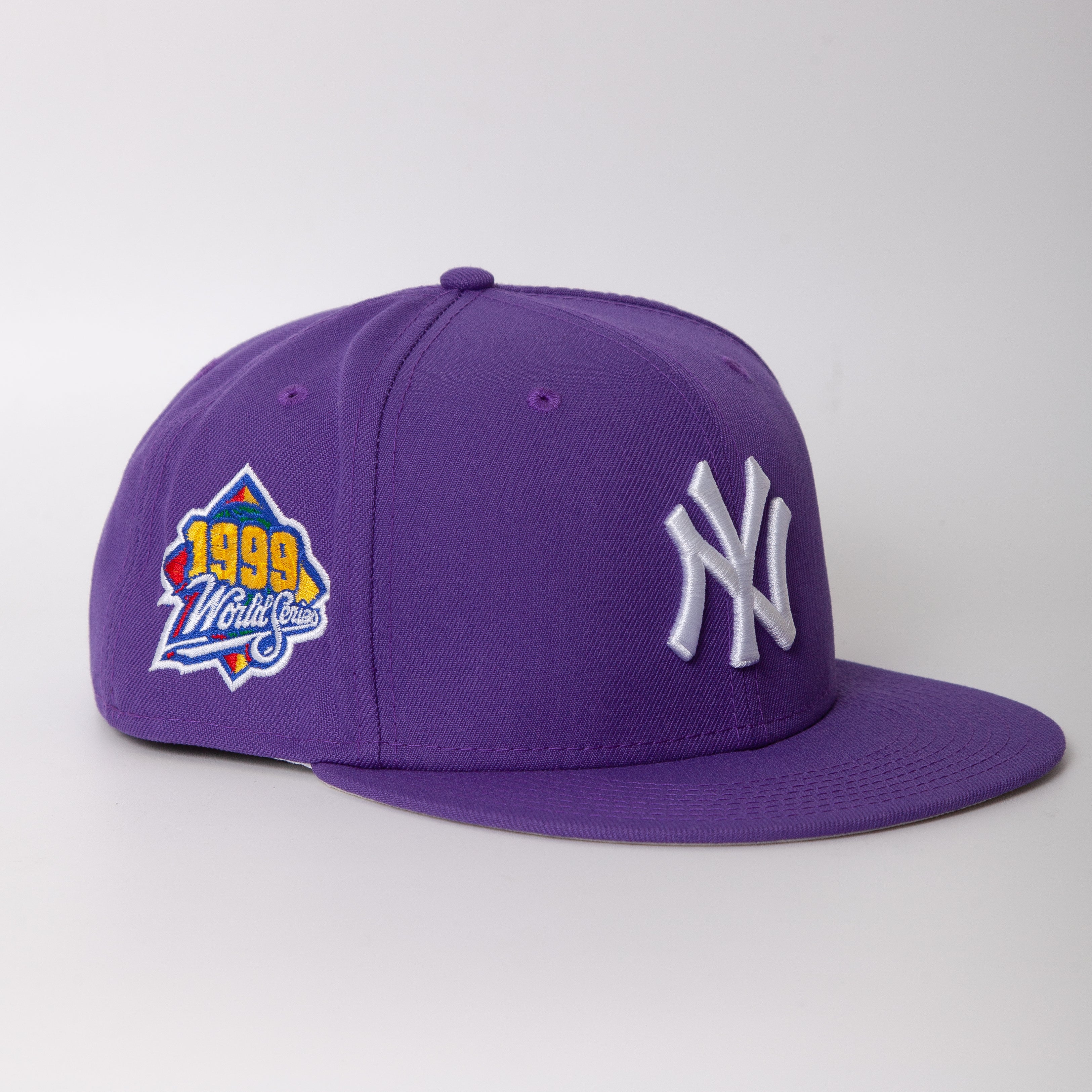 NEW ERA Accessories NY Yankees 1999 WS Custom Fitted Purple/White