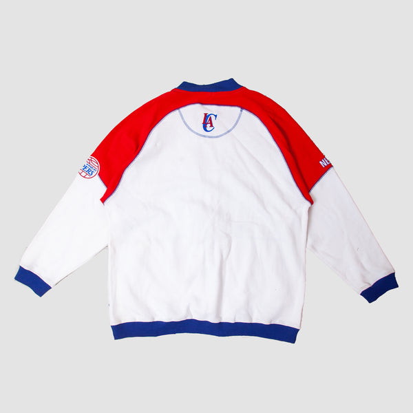Vintage - Men - Ounk La Clippers Warm Up Top - White/Red/Blue