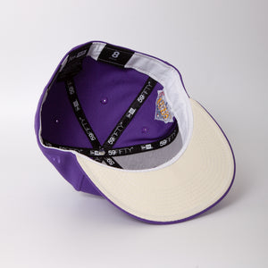 New Era Men New York Yankess Fitted (Purple Black)