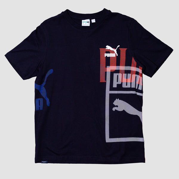 PUMA - Men - Logo Power Tee - Black